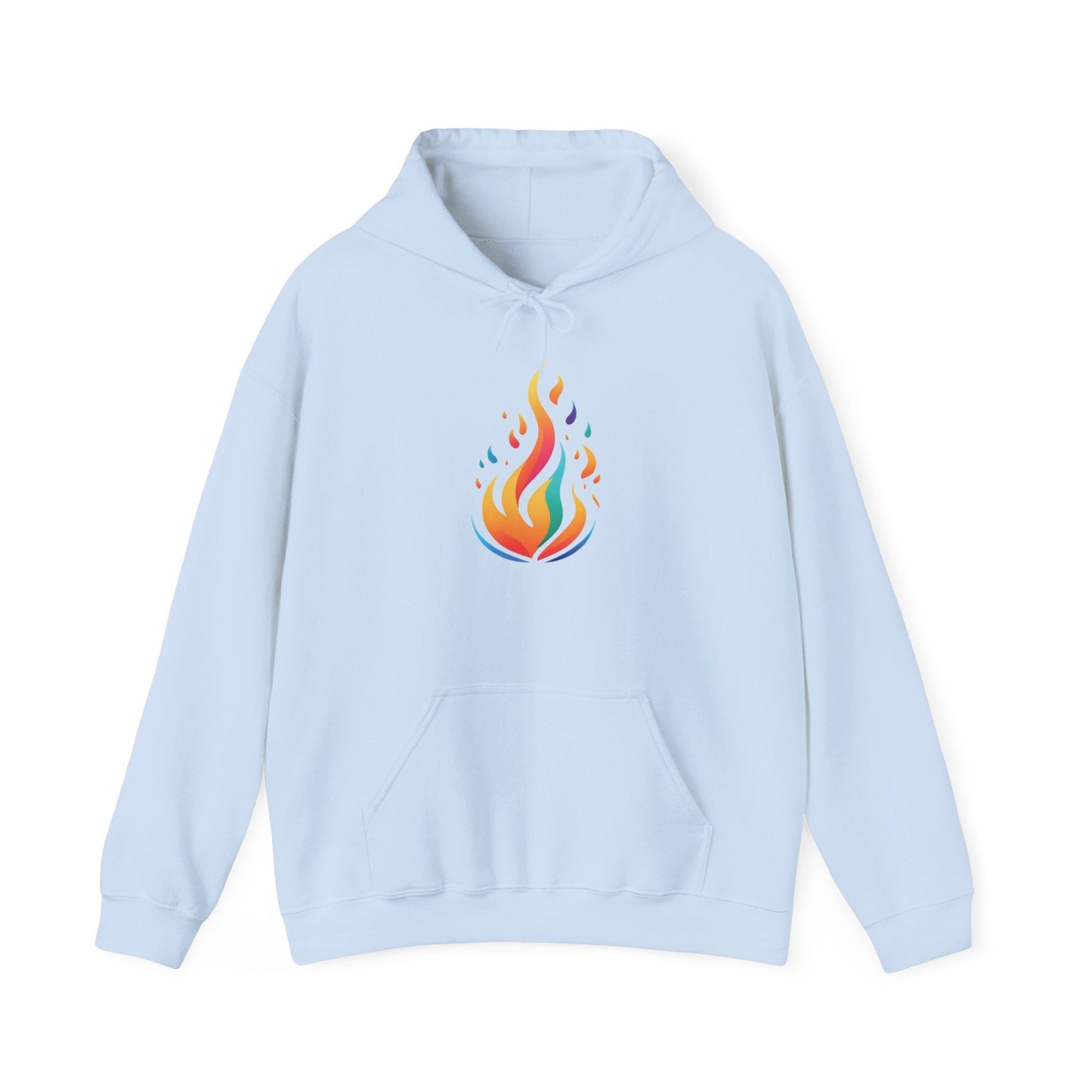 Flame unisex hoodie alt