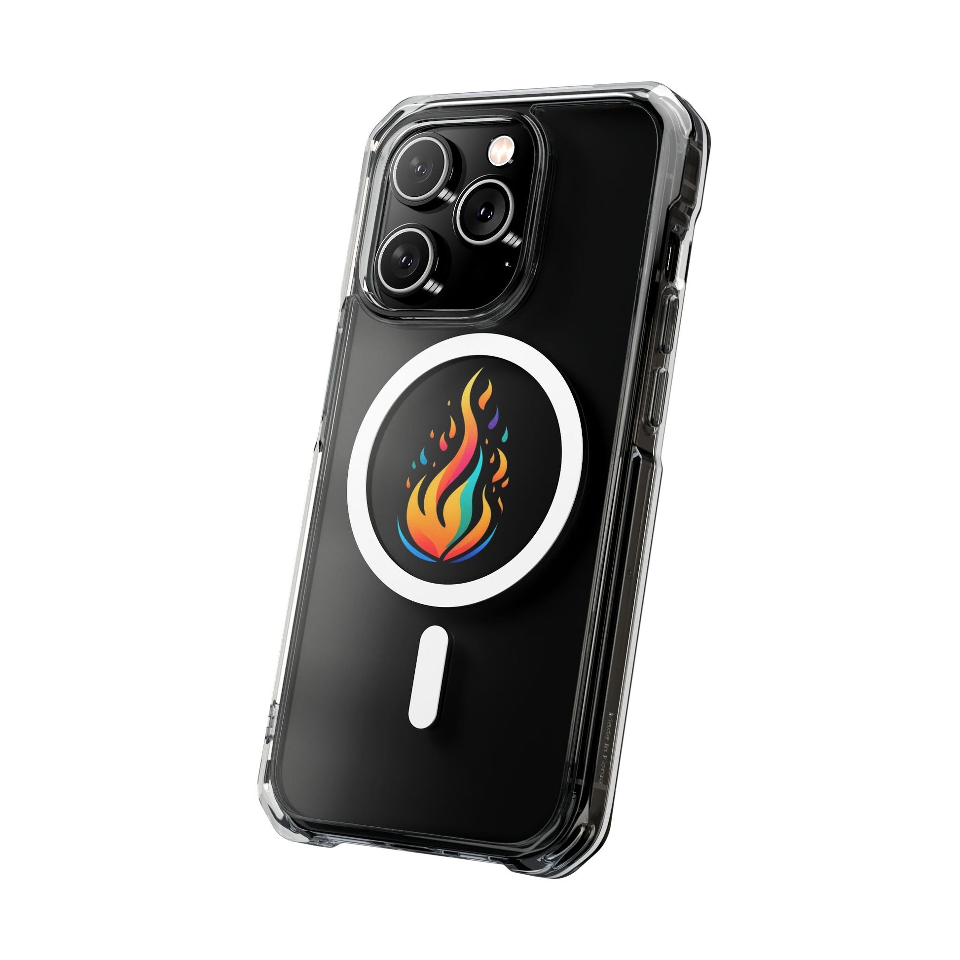 Flame magnetic clear impact case alt