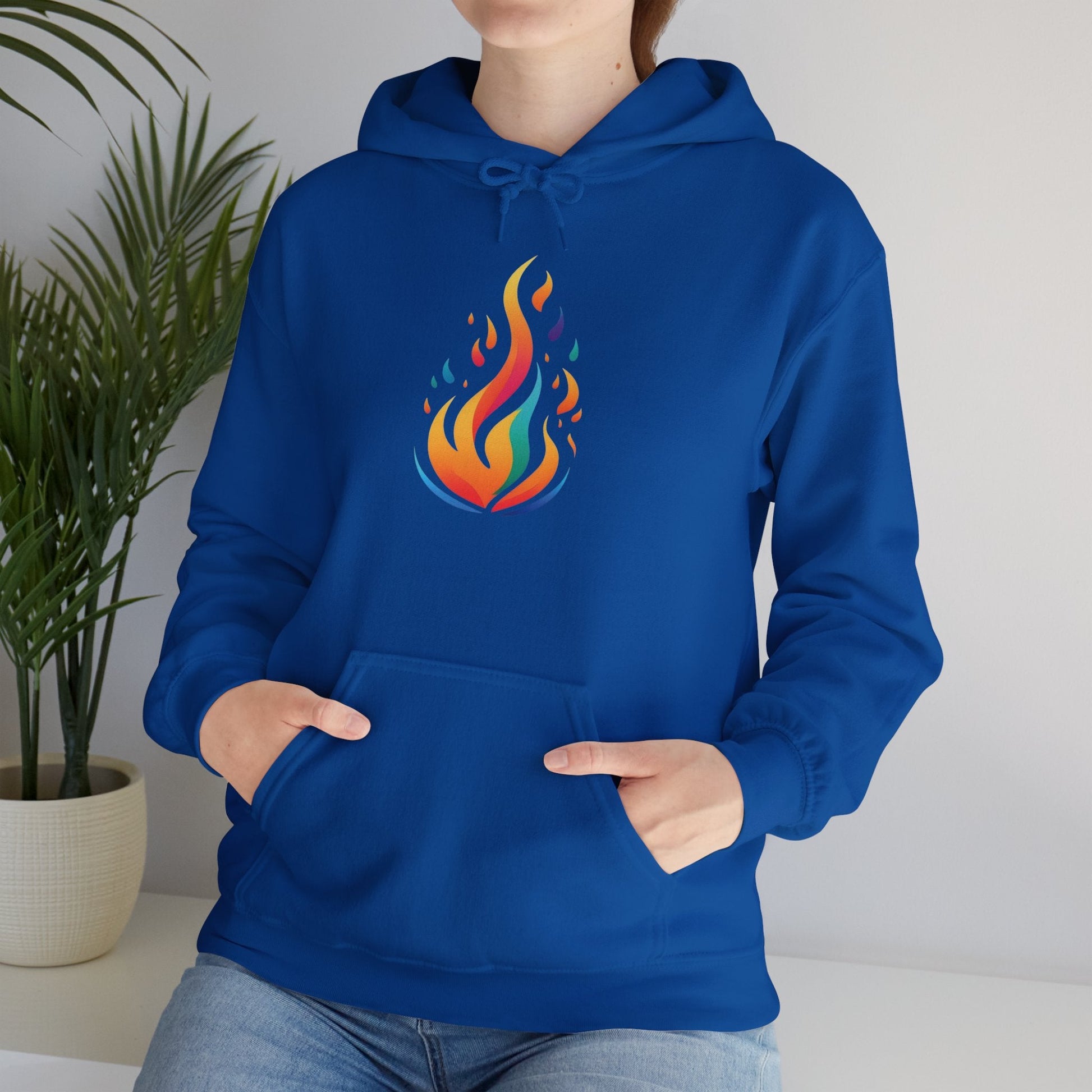 Flame unisex hoodie alt 