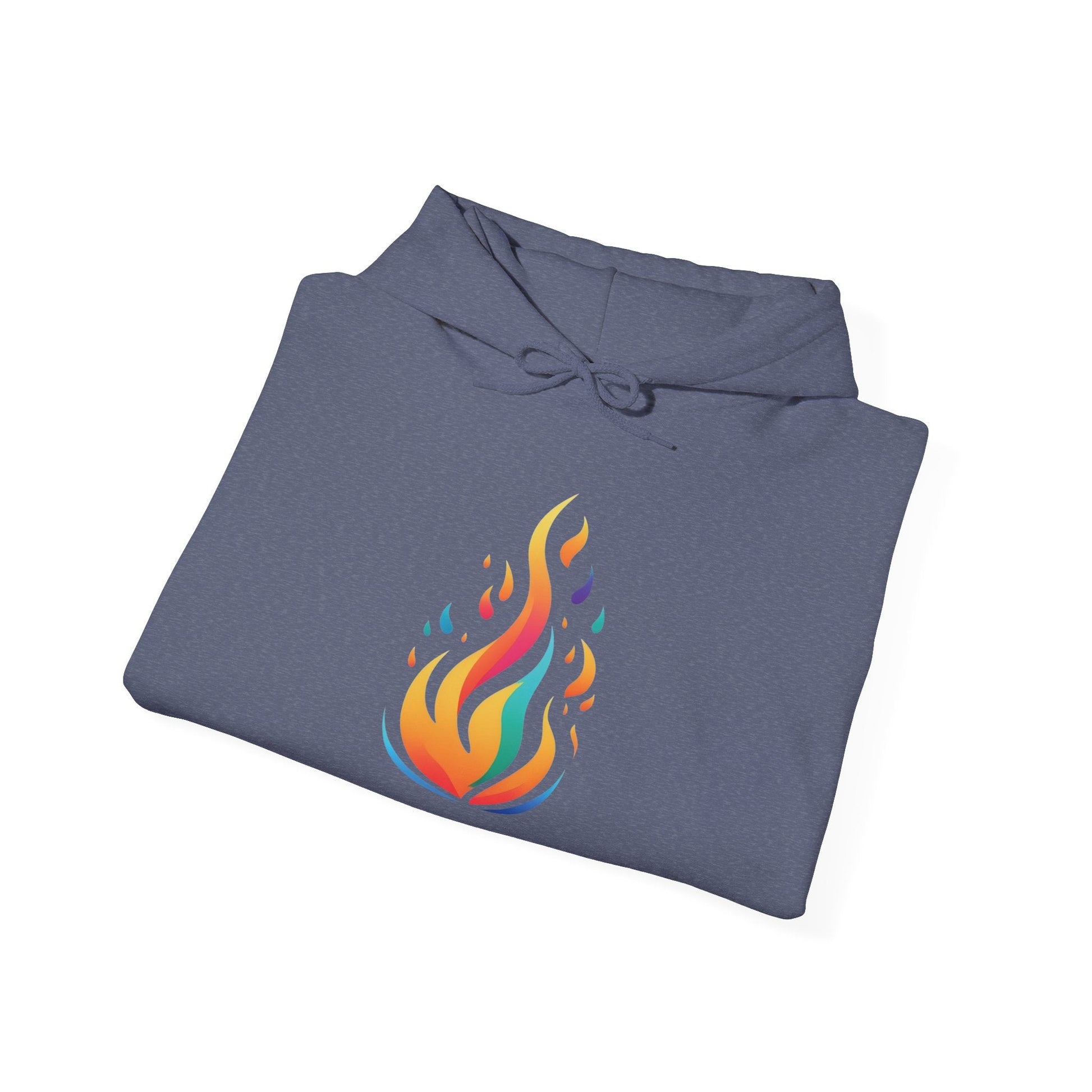 Flame unisex hoodie alt