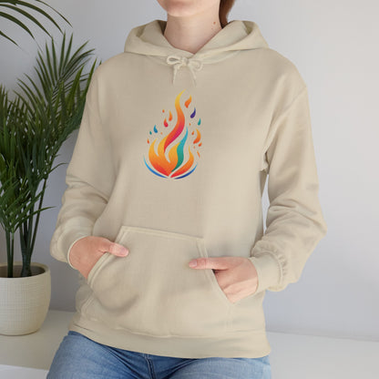 Flame unisex hoodie alt