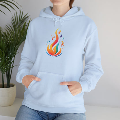 Flame unisex hoodie alt