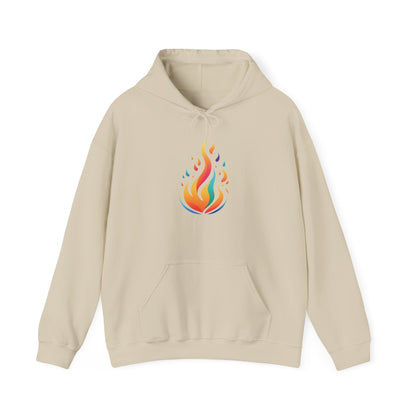 Flame unisex hoodie alt