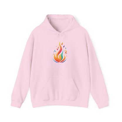 Flame unisex hoodie alt