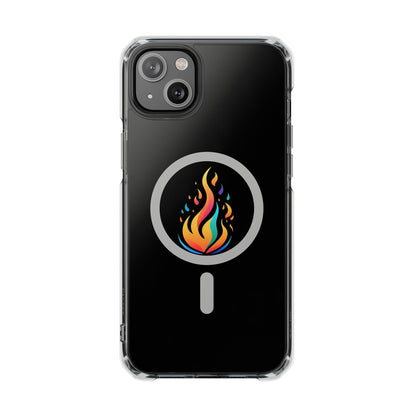 Flame magnetic clear impact case alt