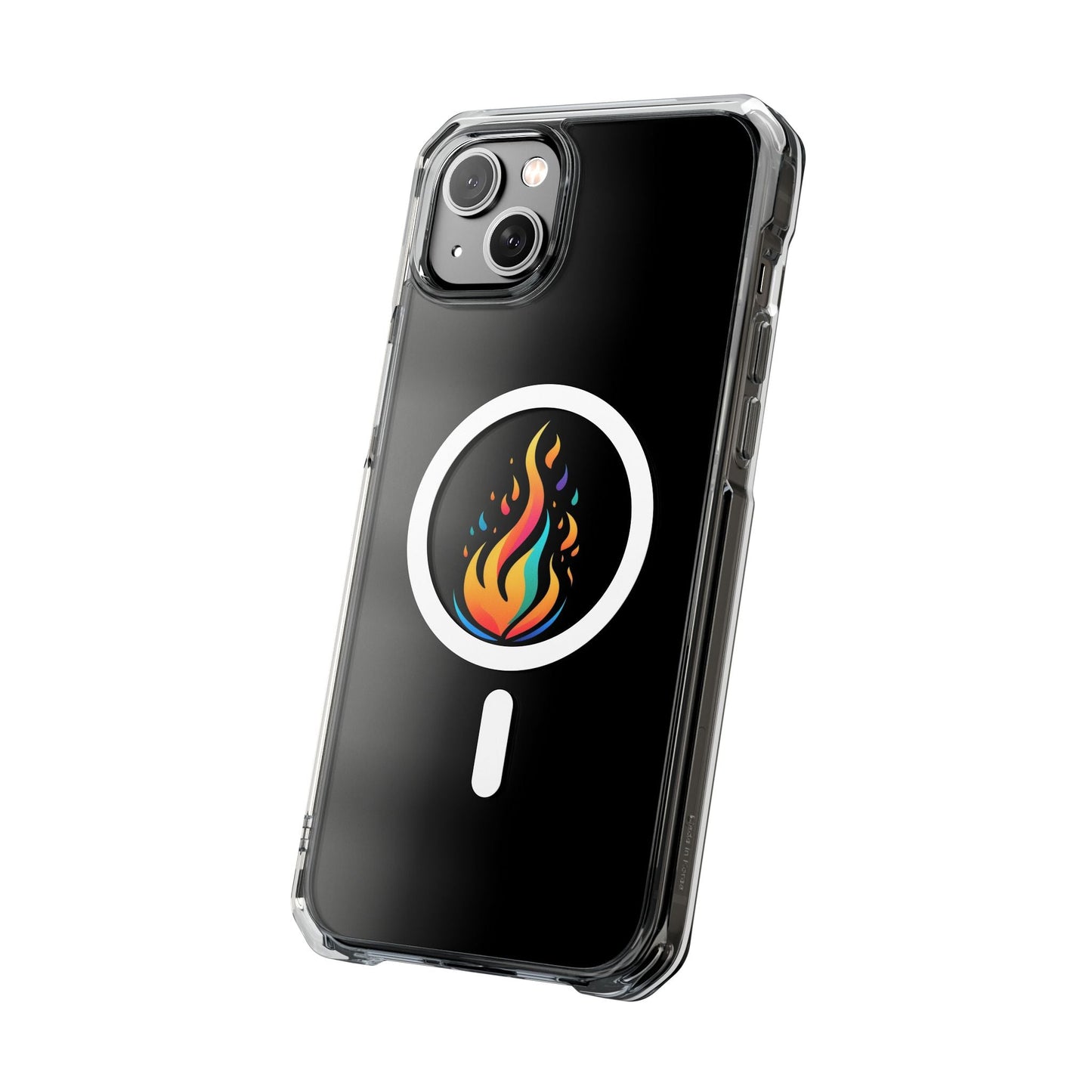 Flame magnetic clear impact case alt