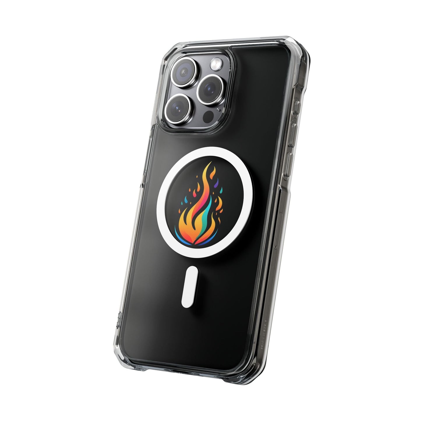 Flame magnetic clear impact case alt