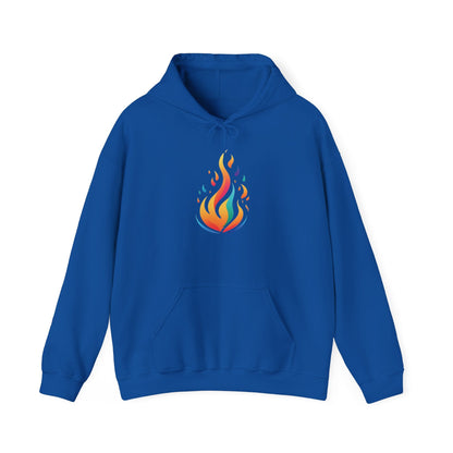 Flame unisex hoodie alt