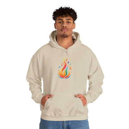 Flame unisex hoodie alt