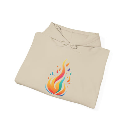 Flame unisex hoodie alt