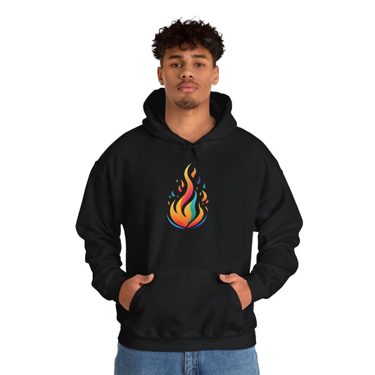 Flame unisex hoodie alt