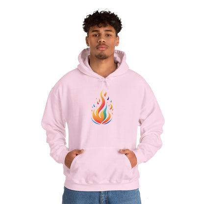 Flame unisex hoodie alt