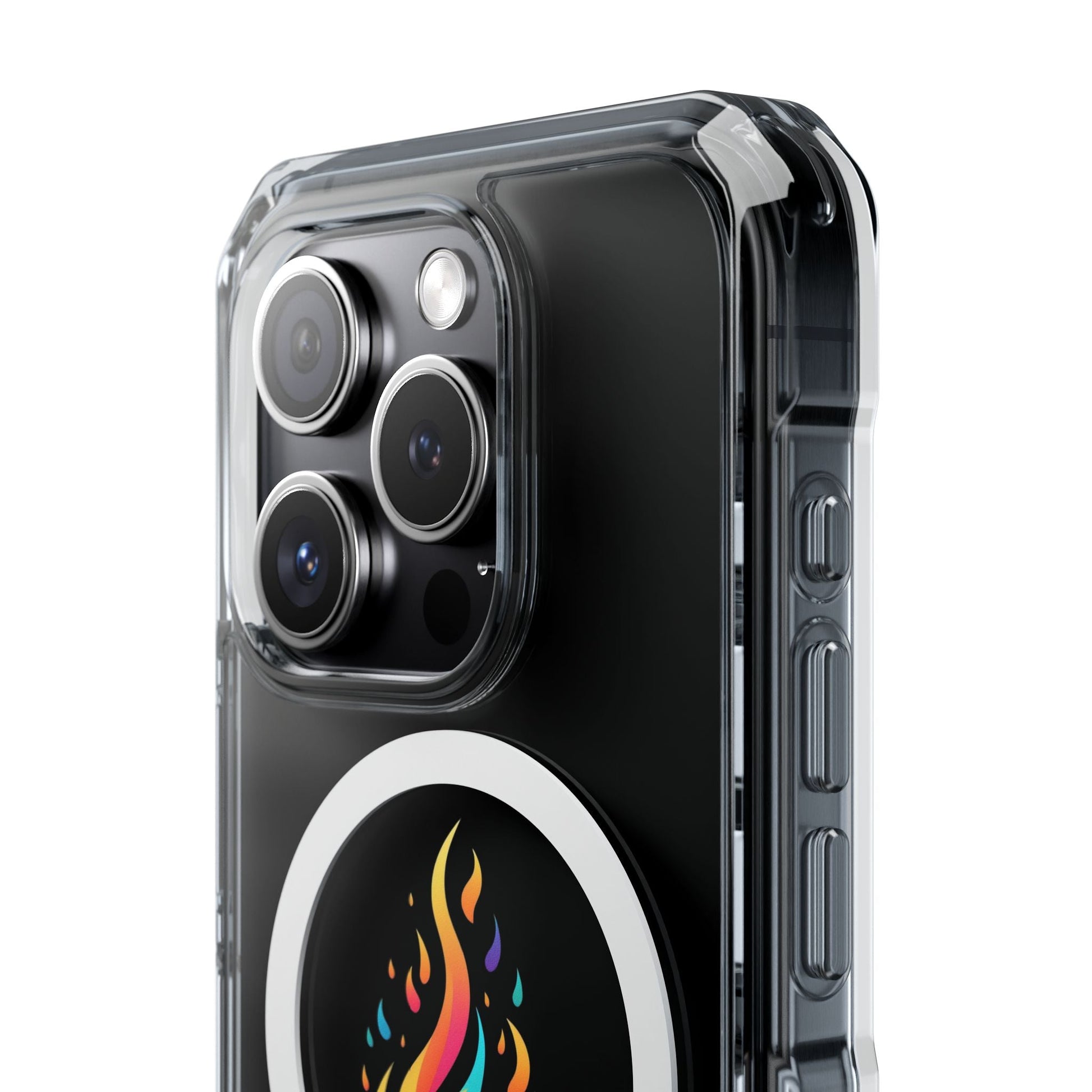 Flame magnetic clear impact case alt